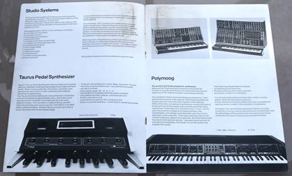 Moog-Synthesizers catalogue (late 70s)